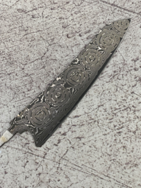 Seikaku 中国語  Chūgokugo gyuto (chefsmes), 210 mm, Damascus VG-10 kern, geslepen.