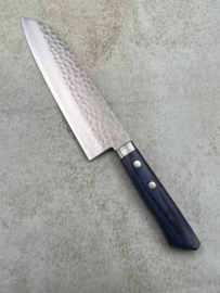 Masutani Kokuryu damascus VG-10 Tsuchime Santoku (universal knife)