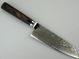 Takamura Hana Damascus Santoku (universeel mes), 165 mm