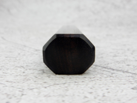 Traditioneel octagonaal Rosewood handvat - Black Pakka - (maat M)