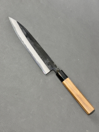 Kagemitsu Sadamune Aogami #2 Gyuto kuroishi (chef’s knife), 210 mm -octagonal handle-