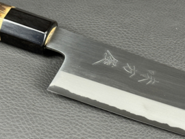 Mutsumi Hinoura Ajikataya SS Polished Kiritsuke (chef’s knife), 210 mm - octagonal -
