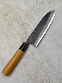 Kyohei Aogami Santoku (universeel mes), 170 mm- Keyaki-