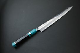 Tadokoro Kiritsuke Yanagiba (sushi knife), 300 mm, Mirror Polish, Minesori (Custommade)