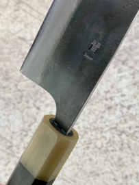 CUSTOM Kagemitsu Amefuri Kurouchi Aogami #1 Santoku (universal knife), 180 mm