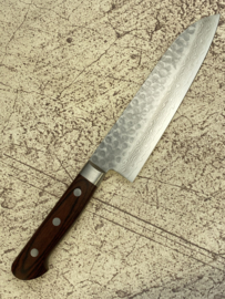 Kagemitsu Senshi VG-10 Tsuchime damascus Gyuto 210 mm (chefsmes)