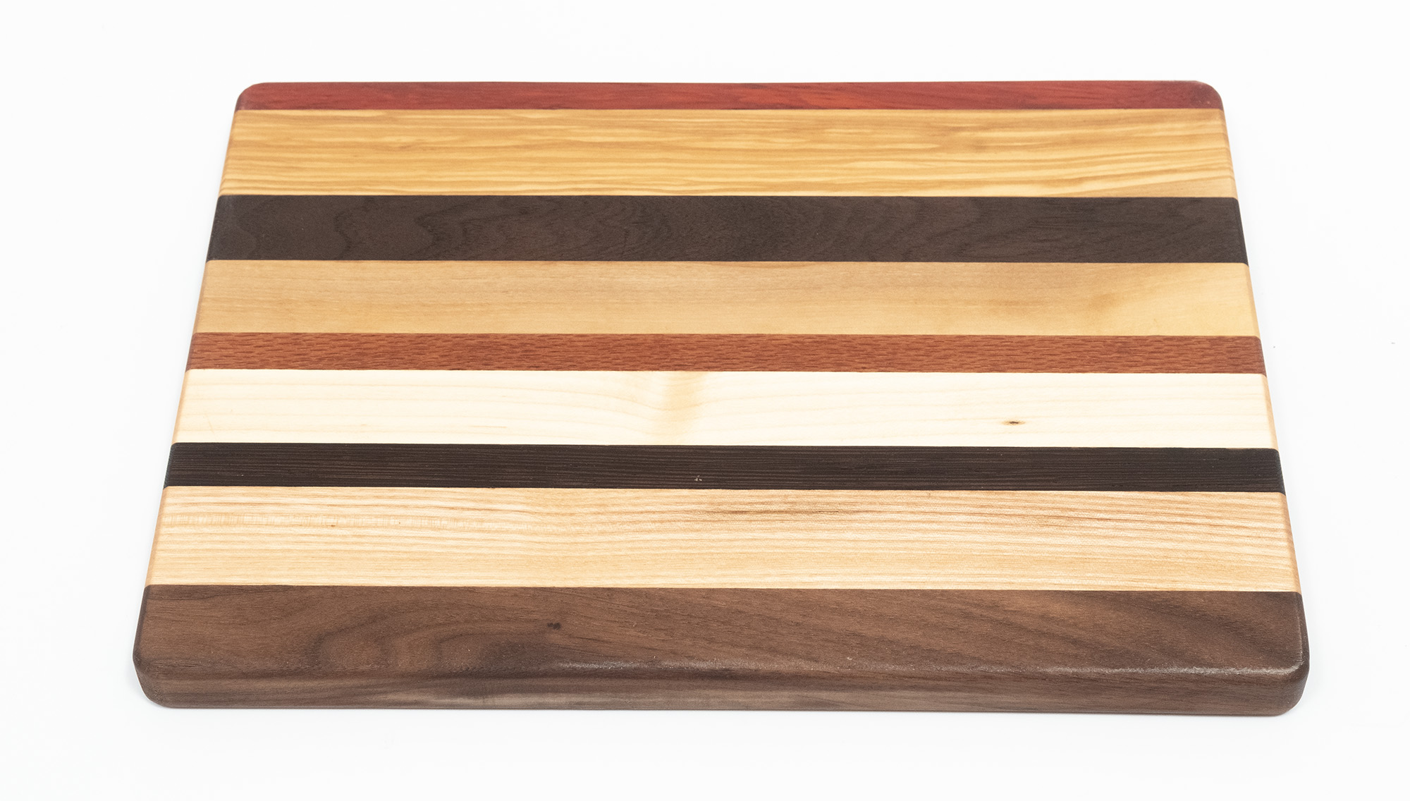 Unique cutting board (handmade), Walnut, ash, maple, wenge, lacewood, padouk, olive wood