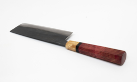 CUSTOM Kagemitsu Amefuri Kurouchi Aogami nakiri  (Groentemes ), 180  mm