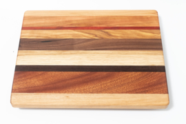 Unique cutting board (handmade), Oak, cherry, olive, walnut, ash, wenge, mahogany, beech