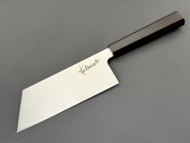 Katsumoto 間ノ岳 Ainodake, Nakiri/Chuka-bocho 180 mm (vegetable knife), AUS8 steel