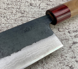 Muneishi Damascus Aogami Gyuto (chefsmes), 240 mm -Kuroichi-