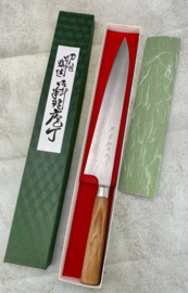 Kamo VG-10 Suminagashi Sujihiki (fish/sashimi/carving blade), 270 mm