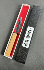 Kagemitsu 頂点 Chōten AUS10 Tsuchime damascus Petty 80 mm (office mes)