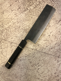 CUSTOM Tosa Amefuri Kurouchi Aogami nakiri  (Groentemes ), 180  mm