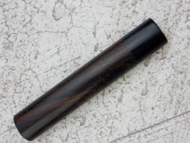 Traditioneel ovaal Rosewood handvat - Black Pakka - (maat L)