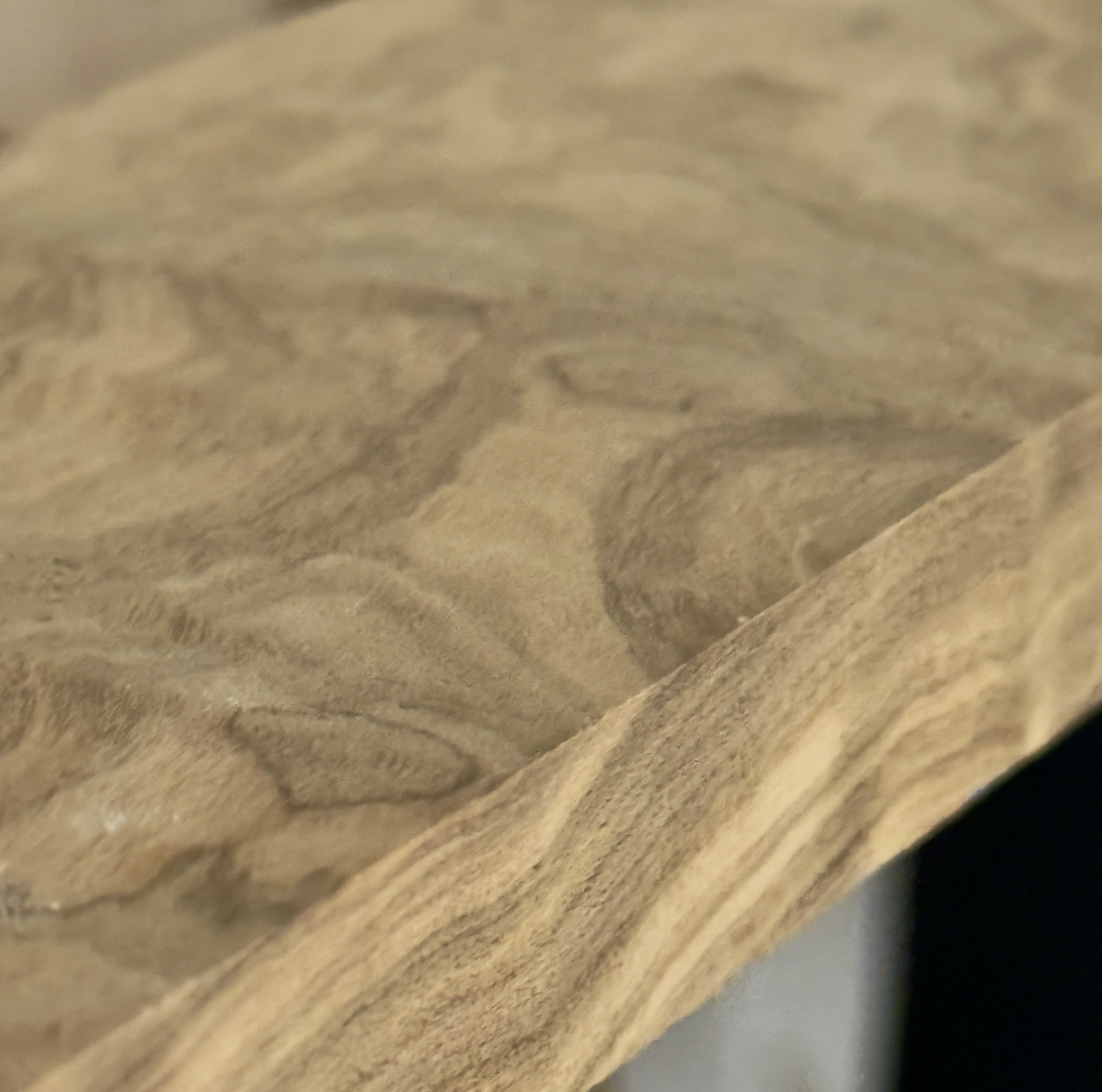 Scale parts - European olive wood -