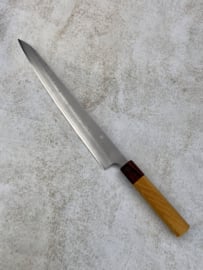 Kagemitsu 立山 Tateyama Nashiji, Sujihiki 270 mm (Fish knife), ginsan staal