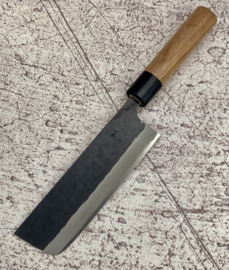 Muneishi Aogami SS clad Nakiri (groentemes), 150 mm -Kuroichi-