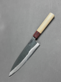 Muneishi Damascus Aogami Gyuto (Chef's knife), 210 mm -Kuroichi-