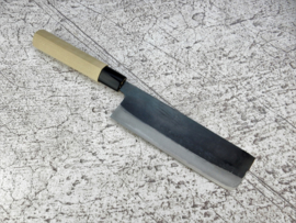 Tosa Amakuni Shirogami #2 Nakiri kuroishi (vegetable knife), 165 mm