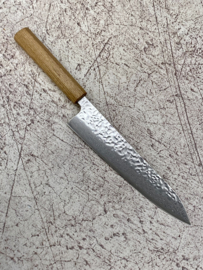 Kagemitsu 頂点 Chōten AUS10 Tsuchime damascus Gyuto 180 mm (Chefsmes)