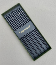 Kagemitsu Igarashi Chopsticks  -set of 5- black composite