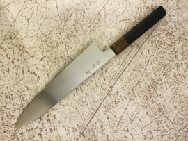 Konosuke MM Blue gyuto (chef's knife), 225 mm, Khii ebbenhout -with saya-
