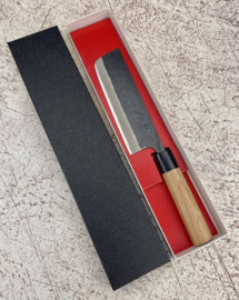 Muneishi Aogami SS clad Nakiri (groentemes), 150 mm -Kuroichi-