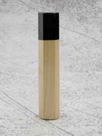 Traditional octagonal Honoki handle - Buffalo horn -  (size M)