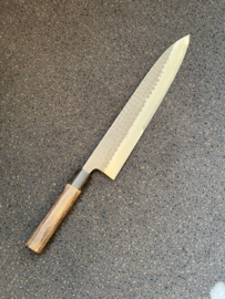 Chozaburo x Wakui Kuroichi Hammered Gyuto (chef's knife), 240 mm