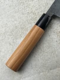 Hinokuni Shirogami #1 Chuka Hocho (Nakiri/vegetable knife) kuroichi Sanmai, Kersenhout -180 mm-