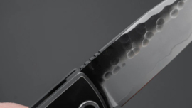 Nigara SG2 Tsuchime Damascus Folding Knife Carbon Fiber Handle