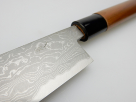 Tosa Matsunaga Aogami damascus Sujihiki (sashimi knife), 270 mm