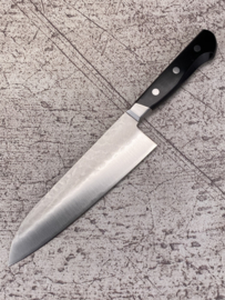 Kagemitsu Naname Santoku (universal knife), Aogami, 180 mm