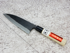 Tosa Azuma Syusaku Shirogami #2 Funayuki kuroishi (fish knife), 165 mm -Heavy -