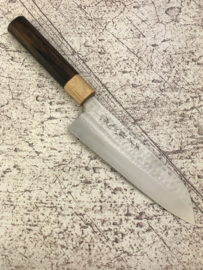 Custom Miki M132 Santoku VG-1 Tsuchime (universeel mes), 170 mm