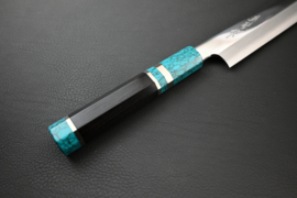 Tadokoro Kiritsuke Yanagiba (sushi knife), 270 mm, Mirror Polish, Minesori (Custommade)