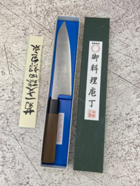 Kikuichi Ginsan #3 Gyuto Sanmai, Walnoot octagonaal heft  -180 mm-