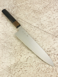 Konosuke MM Blue gyuto (chef's knife), 225 mm, Khii ebbenhout -with saya-