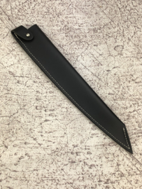 Leather saya (protective cover) for narrow knives up to 27,5 cm