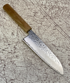 Tsunehisa Kamogawa AUS10 Tsuchime damascus Santoku 165 mm (Universeel mes)