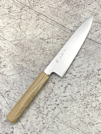 Konosuke GS+ gyuto (chefsmes), 210 mm, Khii Kastanjehout -saya-