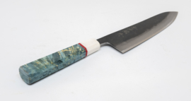 CUSTOM Kagemitsu Amefuri Kurouchi Aogami #1 Gyuto (chefsmes), 210 mm