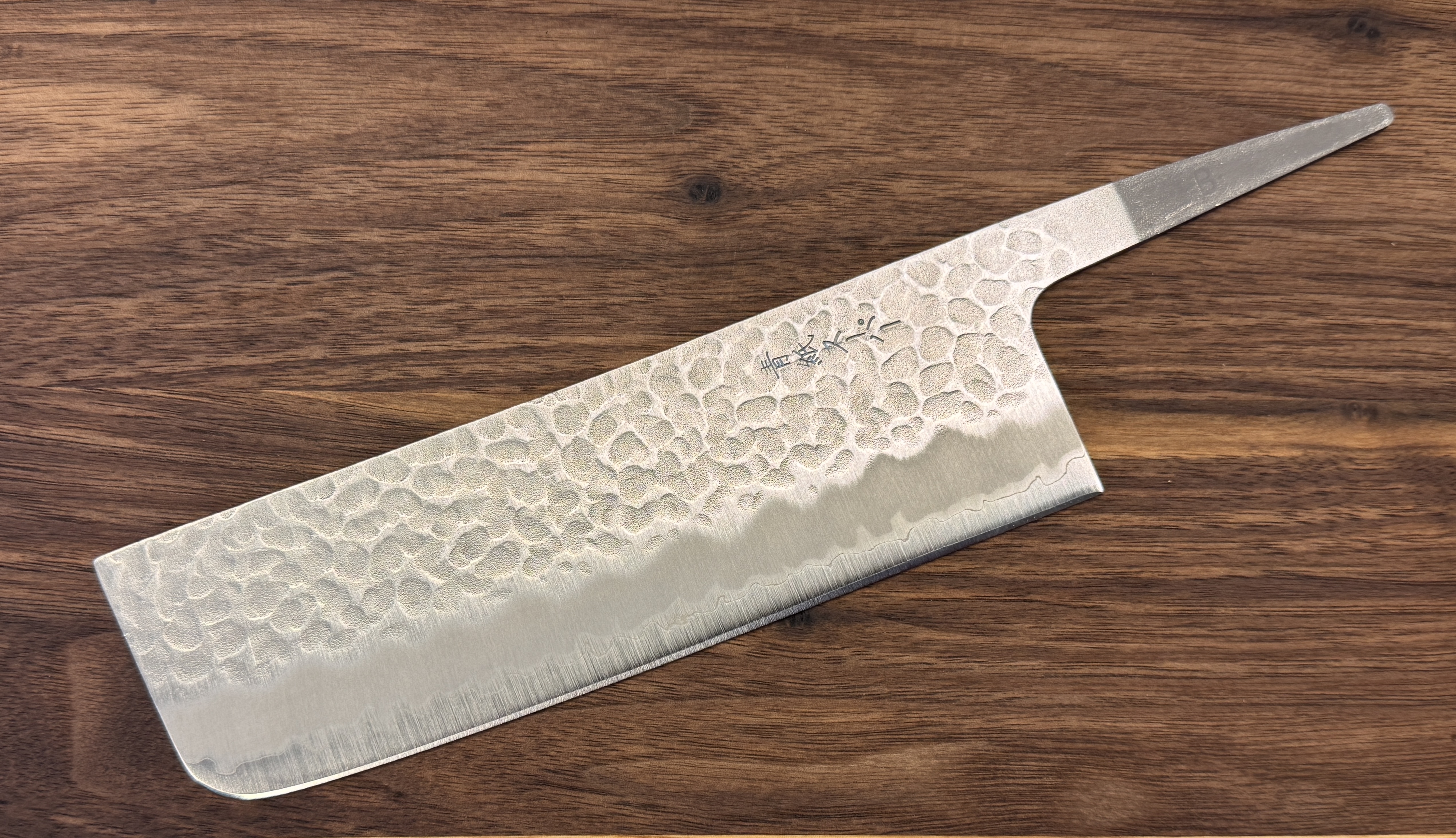 Kagemitsu Minogawa Nakiri 165mm (vegetable knife), Sanmai, Aogami Super, stainless cladding, sharpened, - blade only -