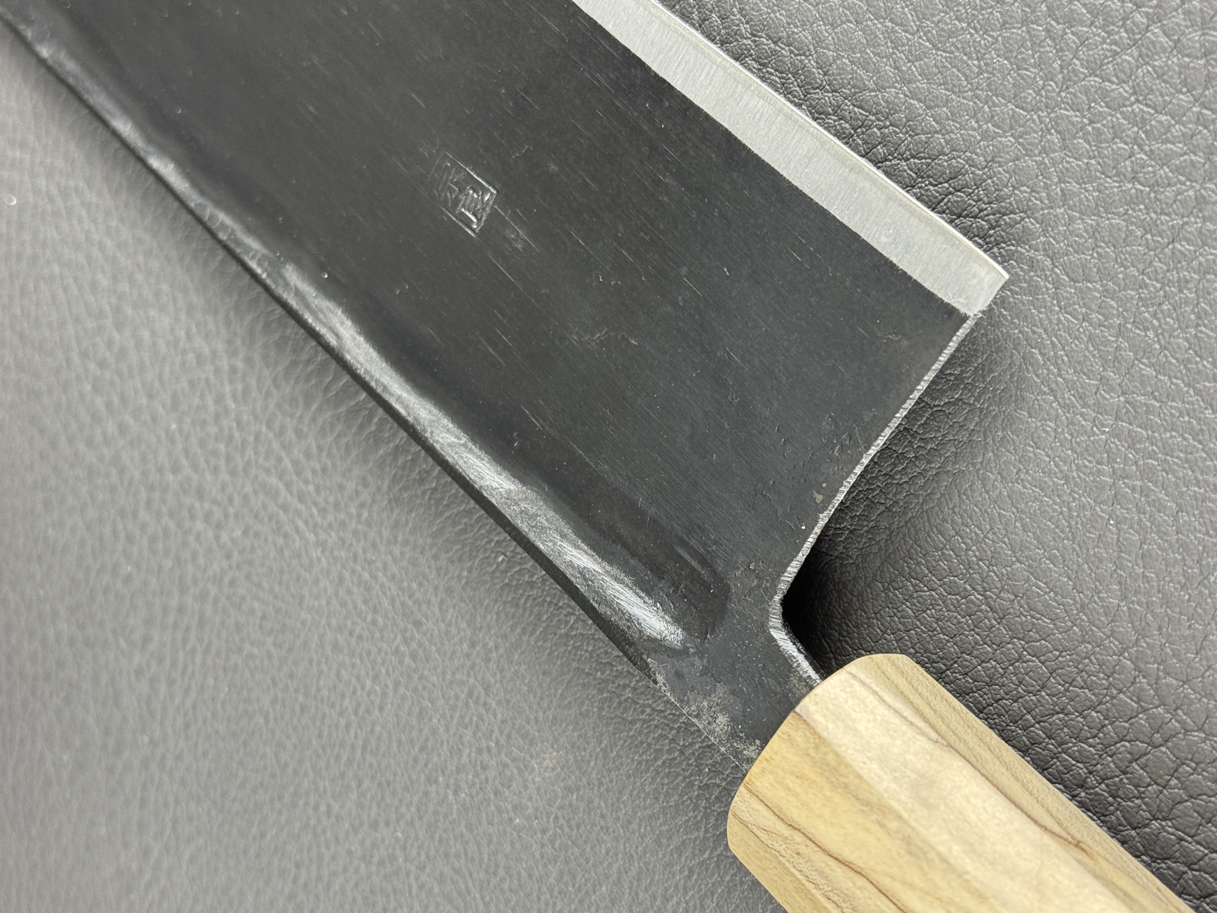 Suzuki Uchihamono Kuro Nakiri-Maru (vegetable knife), 165 mm, Shirogami