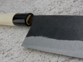 Tosa Azuma Syusaku Shirogami #2 Funayuki kuroishi (fish knife), 165 mm -Light -