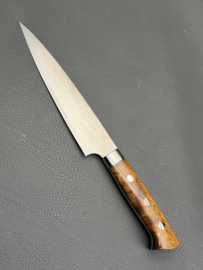 Takeshi Saji Rainbow Damascus Petty (office knife), 150 mm