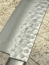 Kagemitsu Senshi VG-10 Tsuchime damascus Santoku (universeel mes)