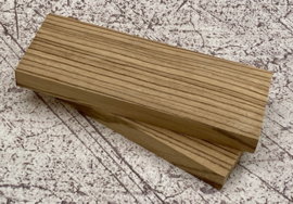 Schaaldelen - Zebrano hout (Zebra Wood), - recht -