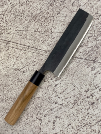 Muneishi Aogami SS clad Nakiri (groentemes), 150 mm -Kuroichi-